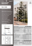 Rusztowanie aluminiowe DRABEX RA330