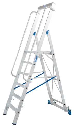 Drabina Stabilo Professional drabina wolnostojąca z duża platformą 6 stopniowa 02.jpg