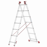 Drabina aluminiowa uniwersalna 3x7 HIGHER Professional na schody - 4,49 m