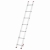 Drabina aluminiowa uniwersalna 3x7 HIGHER Professional na schody - 4,49 m