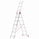 Drabina aluminiowa uniwersalna 3x7 HIGHER Professional na schody - 4,49 m