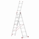 Drabina aluminiowa uniwersalna 3x7 HIGHER Professional na schody - 4,49 m