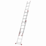 Drabina aluminiowa uniwersalna 3x7 HIGHER Professional na schody - 4,49 m