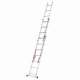 Drabina aluminiowa uniwersalna 3x7 HIGHER Professional na schody - 4,49 m