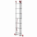 Drabina aluminiowa uniwersalna 3x7 HIGHER Professional na schody - 4,49 m