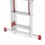 Drabina aluminiowa uniwersalna 3x7 HIGHER Professional na schody - 4,49 m