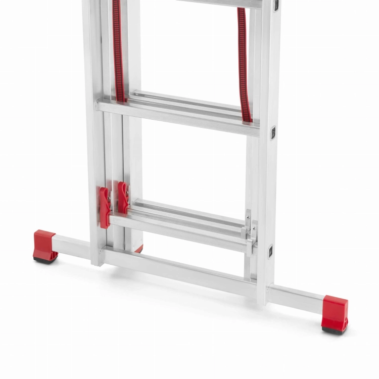 Drabina aluminiowa uniwersalna 3x7 HIGHER Professional na schody - 4,49 m