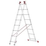 Drabina aluminiowa uniwersalna 3x8 HIGHER Professional na schody - 5,63 m