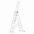 Drabina aluminiowa uniwersalna 3x8 HIGHER Professional na schody - 5,63 m