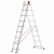 Drabina aluminiowa uniwersalna 3x9 HIGHER Professional na schody - 6,19 m