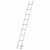 Drabina aluminiowa uniwersalna 3x9 HIGHER Professional na schody - 6,19 m