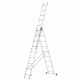 Drabina aluminiowa uniwersalna 3x9 HIGHER Professional na schody - 6,19 m