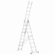 Drabina aluminiowa uniwersalna 3x9 HIGHER Professional na schody - 6,19 m