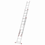 Drabina aluminiowa uniwersalna 3x9 HIGHER Professional na schody - 6,19 m