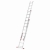 Drabina aluminiowa uniwersalna 3x9 HIGHER Professional na schody - 6,19 m