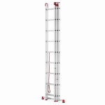 Drabina aluminiowa uniwersalna 3x9 HIGHER Professional na schody - 6,19 m