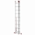 Drabina aluminiowa uniwersalna 3x9 HIGHER Professional na schody - 6,19 m