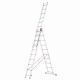 Drabina aluminiowa uniwersalna 3x10 HIGHER Professional na schody - 6,76 m
