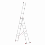 Drabina aluminiowa uniwersalna 3x10 HIGHER Professional na schody - 6,76 m