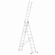Drabina aluminiowa uniwersalna 3x10 HIGHER Professional na schody - 6,76 m
