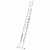 Drabina aluminiowa uniwersalna 3x10 HIGHER Professional na schody - 6,76 m