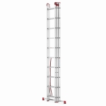 Drabina aluminiowa uniwersalna 3x10 HIGHER Professional na schody - 6,76 m