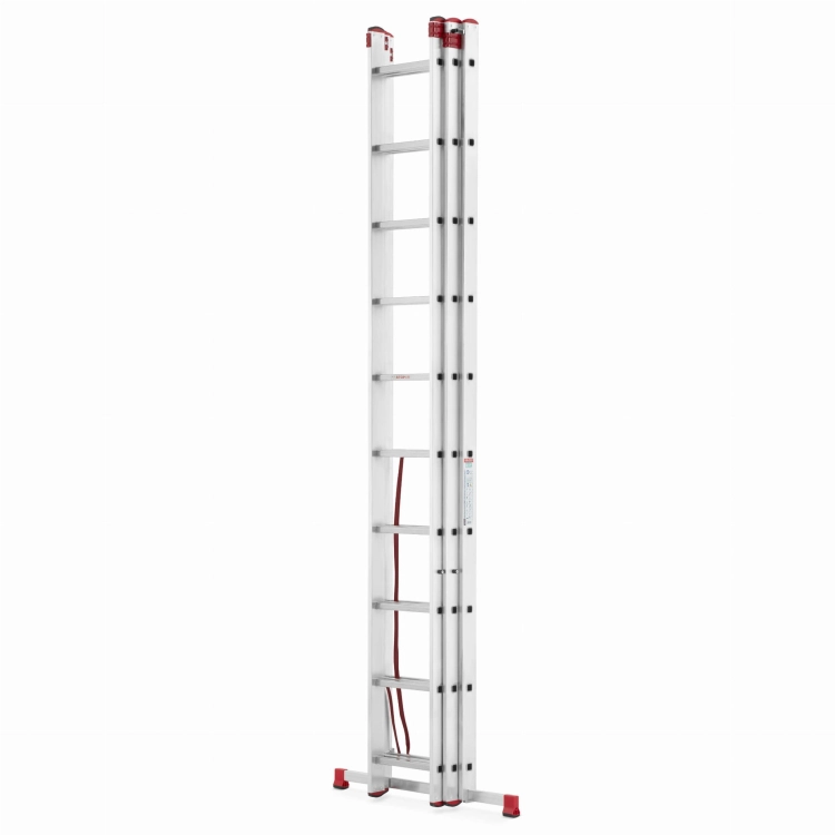 Drabina aluminiowa uniwersalna 3x10 HIGHER Professional na schody - 6,76 m