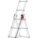 Drabina aluminiowa uniwersalna 3x10 HIGHER Professional na schody - 6,76 m