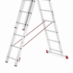 Drabina aluminiowa uniwersalna 3x10 HIGHER Professional na schody - 6,76 m