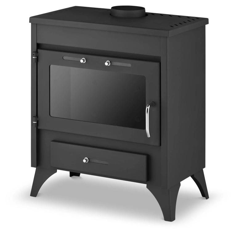 Kominek stalowy MODENA o mocy 12,5kW z płaszczem wodnym