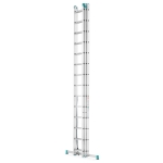 Drabina aluminiowa 3x14 wielofunkcyjna MOCNA 9,09 m uniwersalna udźwig 150kg