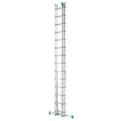 Drabina aluminiowa 3x14 wielofunkcyjna MOCNA 9,09 m uniwersalna udźwig 150kg