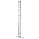 Drabina aluminiowa 3x14 wielofunkcyjna MOCNA 9,09 m uniwersalna udźwig 150kg