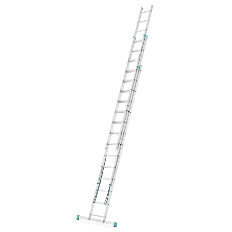 Drabina aluminiowa 3x14 wielofunkcyjna MOCNA 9,09 m uniwersalna udźwig 150kg