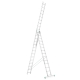 Drabina aluminiowa 3x14 wielofunkcyjna MOCNA 9,09 m uniwersalna udźwig 150kg