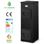 Piec kominek szamotowy stalowy koza ZVEZDA PERNIK 7 kW czarny