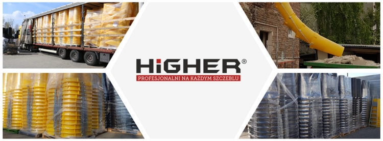 zsyp budowlany do gruzu firmy higher lej zasypowy