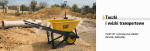 Taczka ogrodowa budowlana CATERPILLAR J-Series Steel 500kg Flat-Free Tire