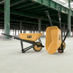Taczka ogrodowa budowlana CATERPILLAR J-Series Steel 500kg Flat-Free Tire