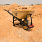 Taczka ogrodowa budowlana CATERPILLAR J-Series Steel 500kg Flat-Free Tire
