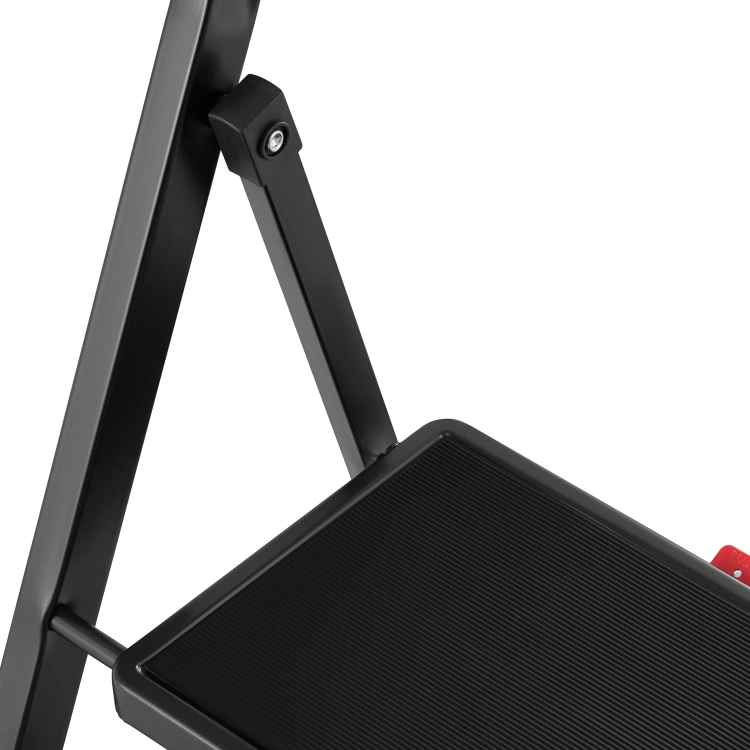 drabina-domowa-schodki-składane-HIGHER-3-stopnie-czarna