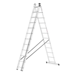 Drabina aluminiowa 3x11 HIGHER na schody 8,45 m 150 kg + hak