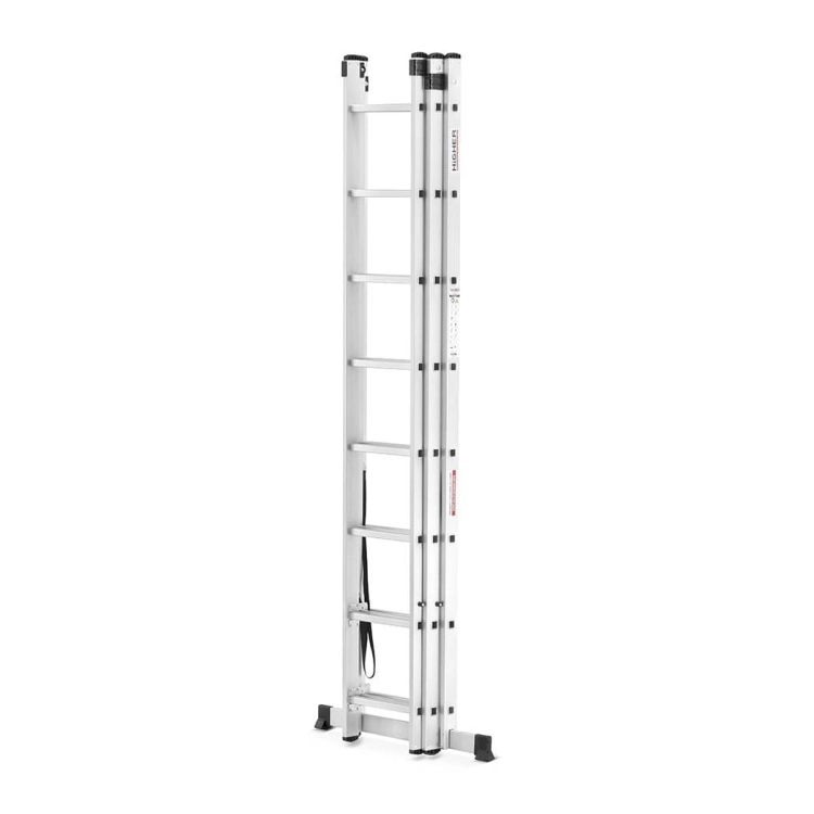 Drabina aluminiowa wielofunkcyjna 3x8 HIGHER uniwersalna na schody 6,48 m 150 kg