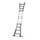 Drabina aluminiowa przegubowa teleskopowa Gierre 4+4 wielofunkcyjna na schody 150 kg 5 m EN-131