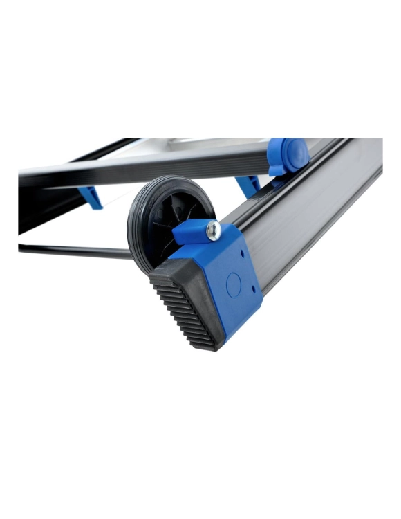 Drabina aluminiowa przegubowa teleskopowa Gierre 4+4 wielofunkcyjna na schody 150 kg 5 m EN-131