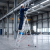Drabina aluminiowa uniwersalna 3x8 HIGHER Professional na schody - 5,63 m