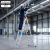 Drabina aluminiowa uniwersalna 3x8 HIGHER Professional na schody - 5,63 m