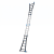 Drabina aluminiowa przegubowa teleskopowa Gierre 6+6 wielofunkcyjna na schody 150 kg 7 m EN-131