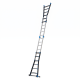 Drabina aluminiowa przegubowa teleskopowa Gierre 6+6 wielofunkcyjna na schody 150 kg 7 m EN-131
