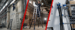 Drabina aluminiowa przegubowa teleskopowa Gierre 6+6 wielofunkcyjna na schody 150 kg 7 m EN-131